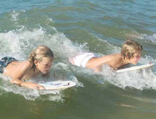 Use Your Tow Skim To Body Board In the Waves